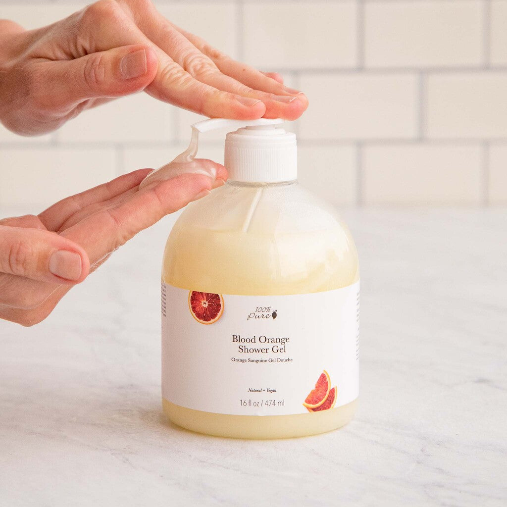 100% Pureブラッドオレンジシャワージェル Blood Orange Shower Gel