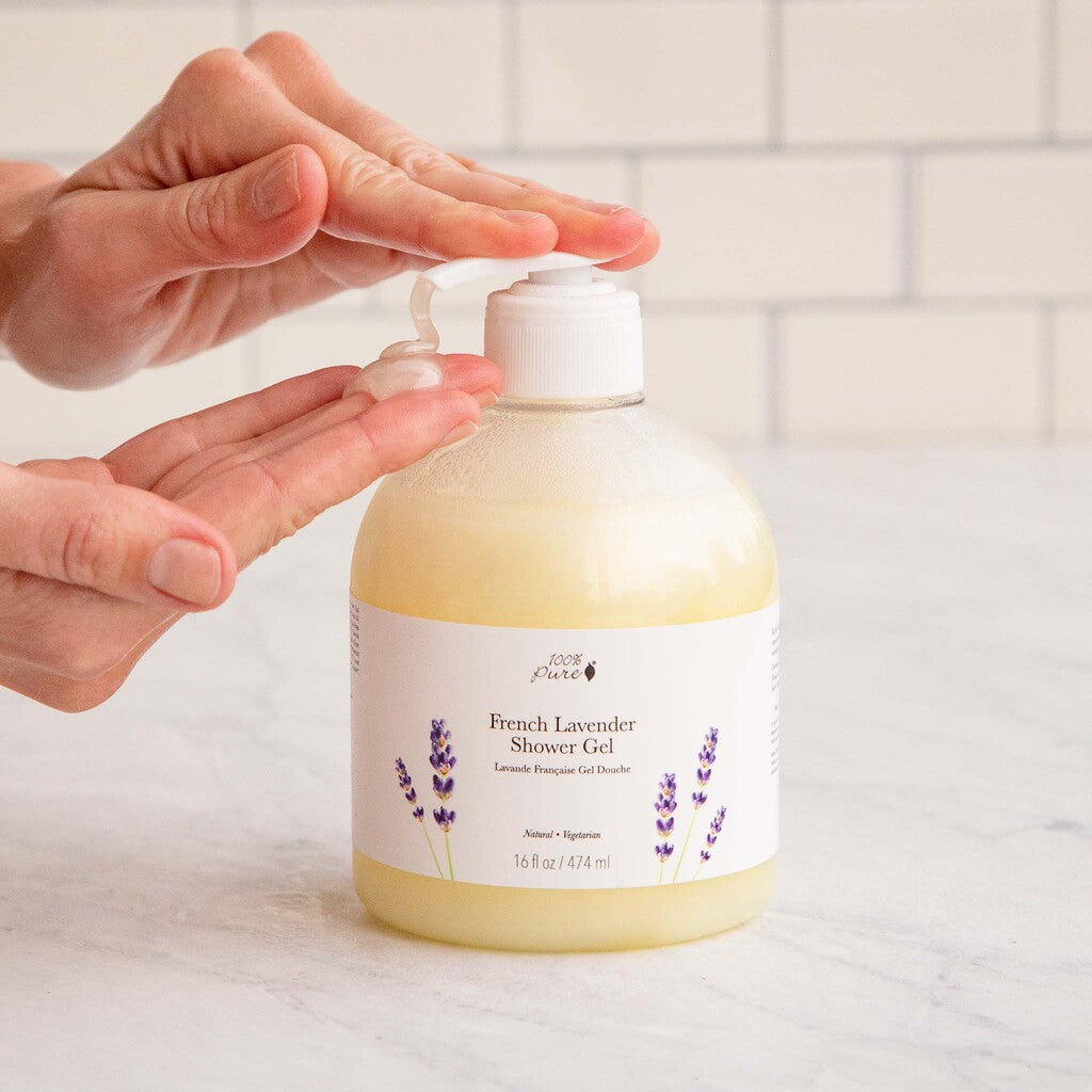 100% Pure フレンチラベンダーシャワージェル French Lavender Shower Gel