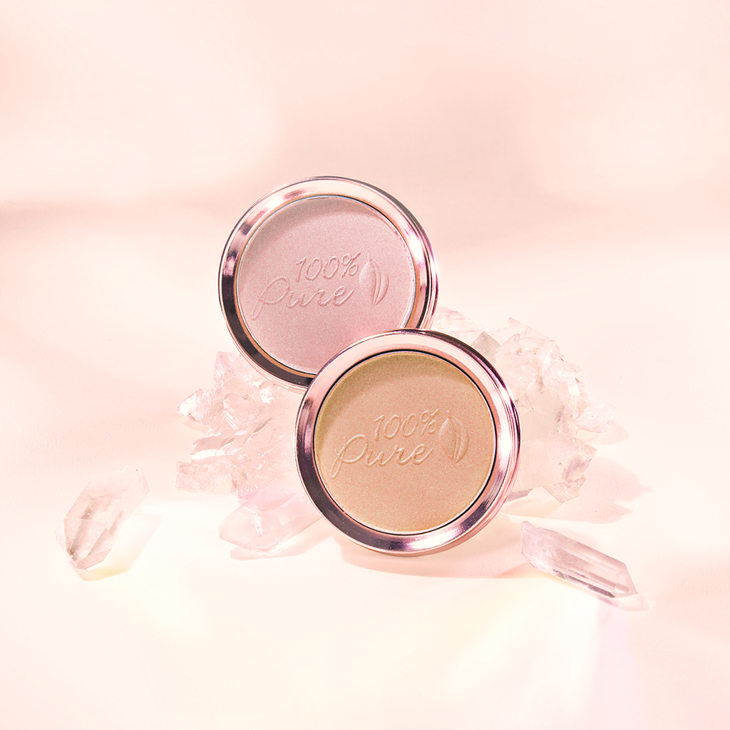 100% Pure フルーツピグメント ジェムド ルミナイザー 0.32 oz ハイライト Fruit Pigmented Gemmed Luminizer 9g - Copper Gold