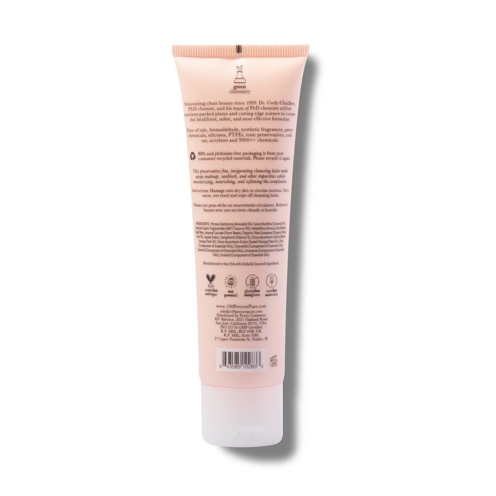 100% Pure ブラッドオレンジ クレンジングバーム 3.4 fl oz / 100 ml Blood Orange Cleansing Balm