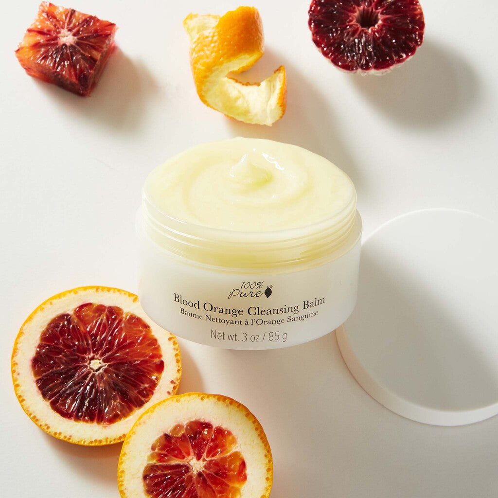 100% Pure ブラッドオレンジ クレンジングバーム 3 fl oz Blood Orange Cleansing Balm 85g