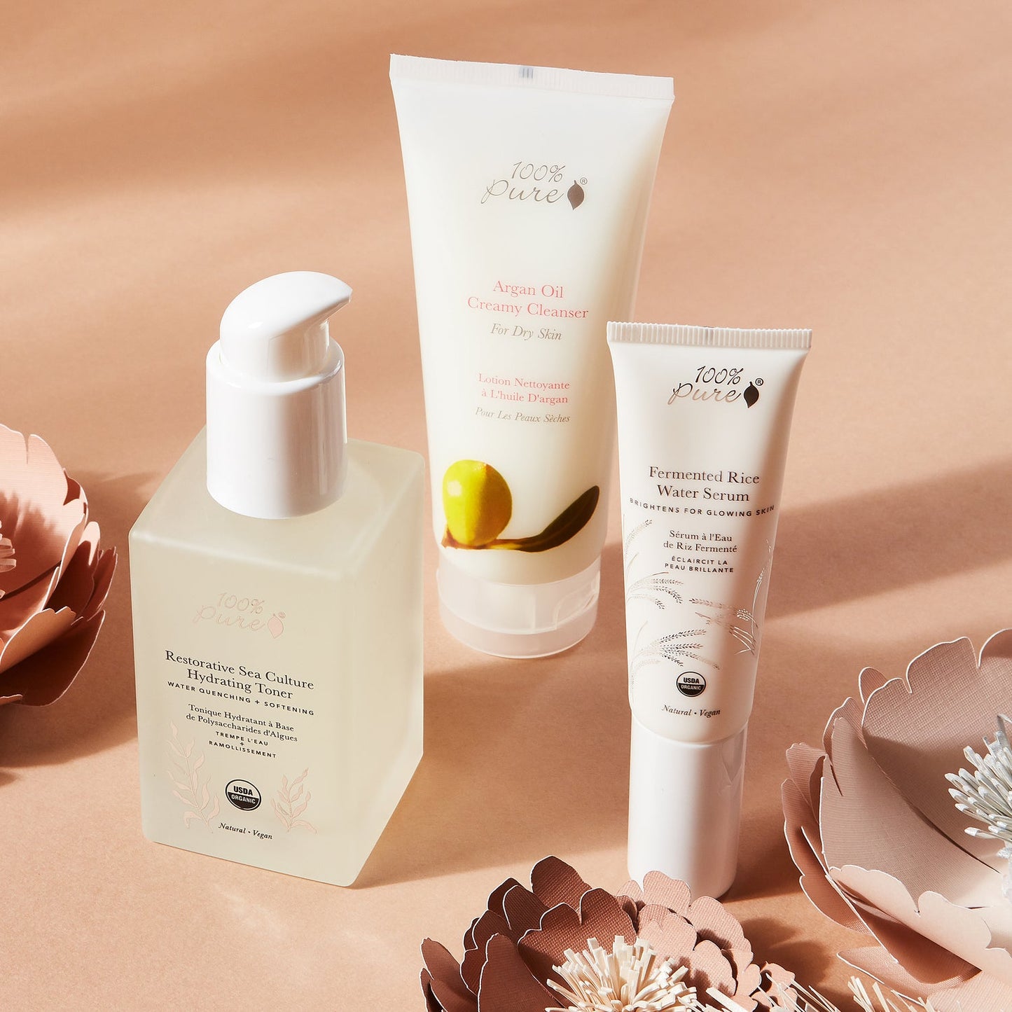 100% Pure アルガンオイル クリーミークレンザー 3.4 fl oz Argan Oil Creamy Cleanser 100ml