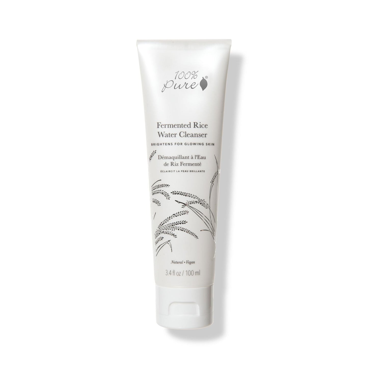 100% Pure 発酵米水クレンザー 3.4 fl oz Fermented Rice Water Cleanser 100ml