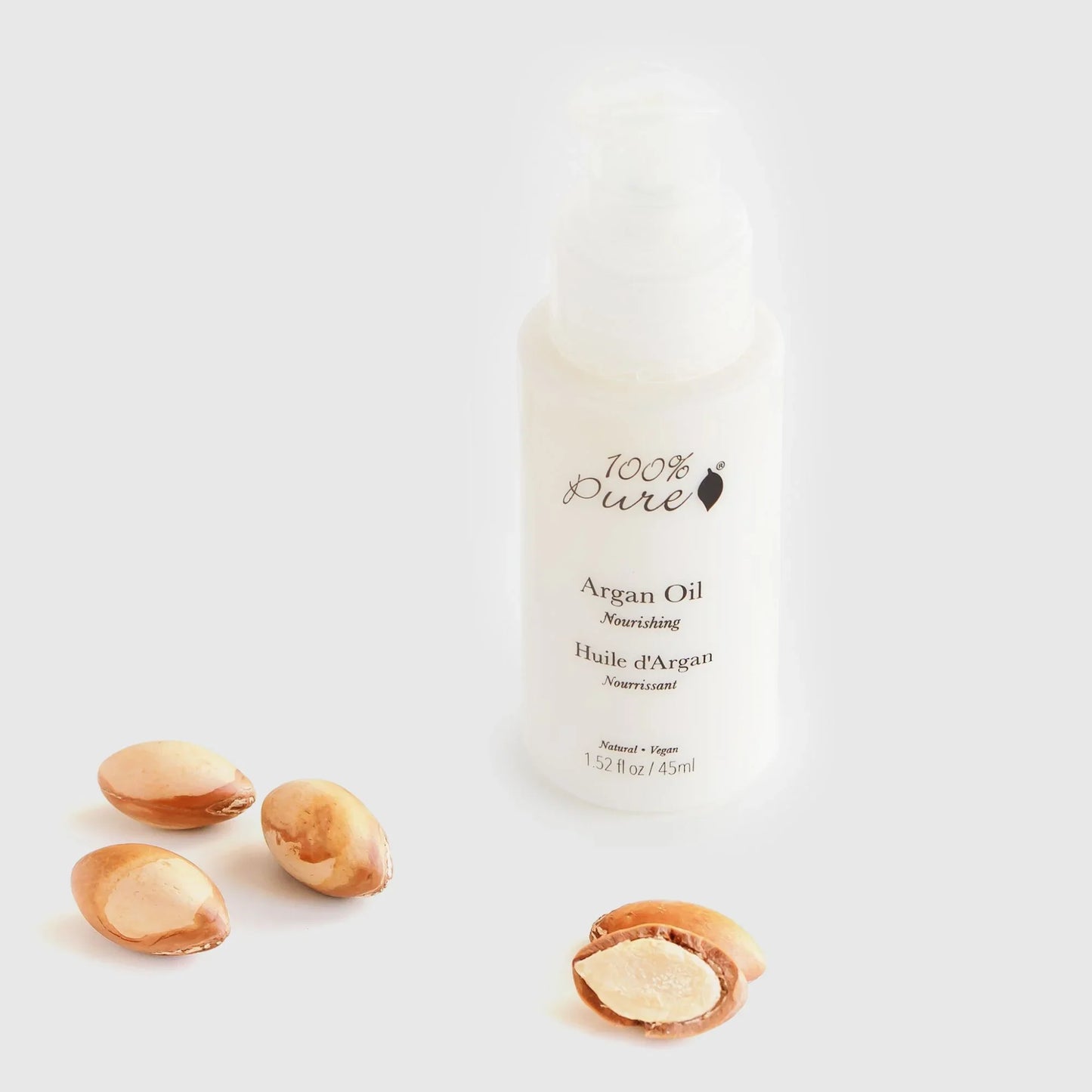 100% Pure アルガンオイル 1.5 fl oz Argan Oil 45ml 顔、髪、体に使用可能