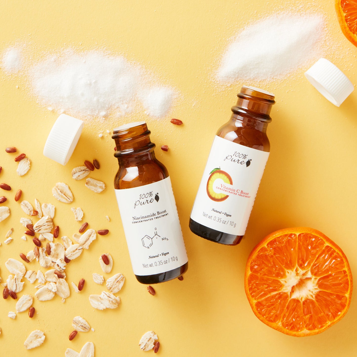 100% Pure ビタミンCブースト 0.35 oz Vitamin C Boost パウダー 10g