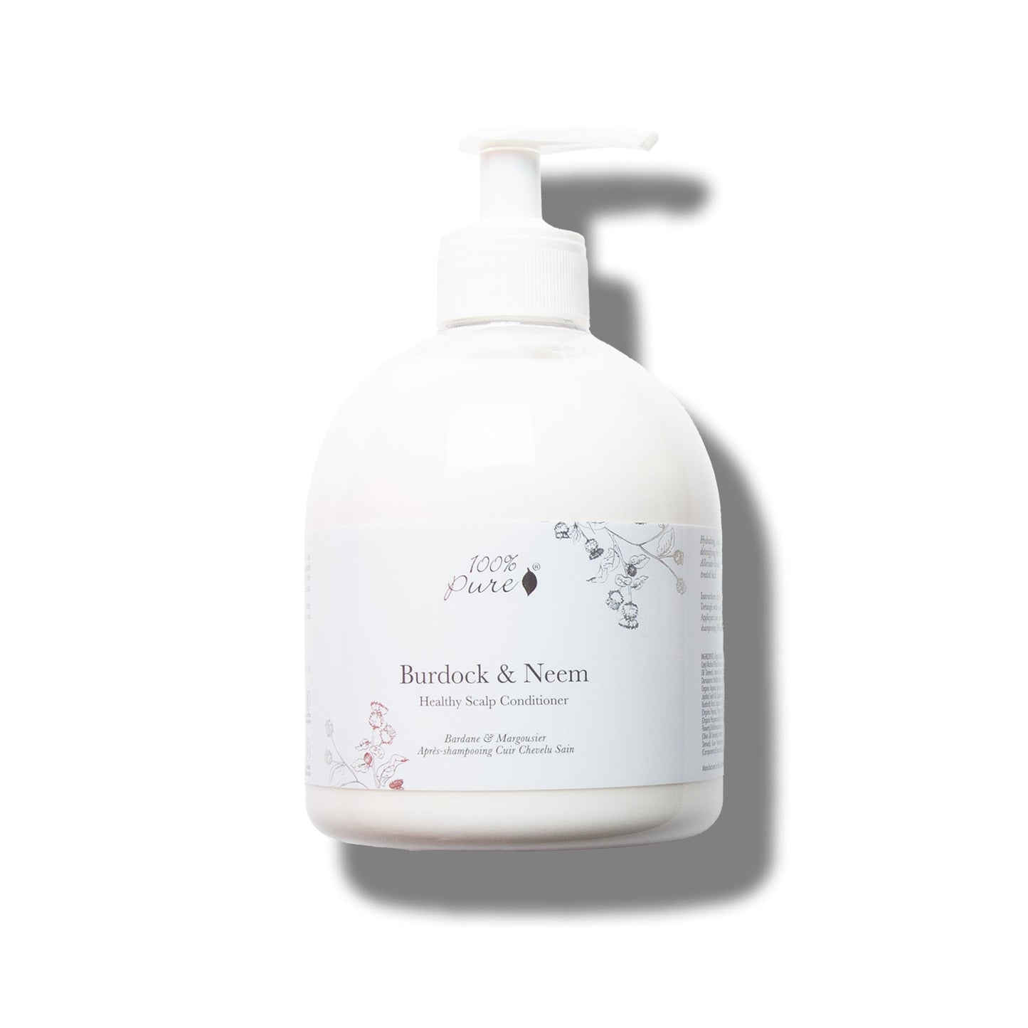 100% Pure ゴボウ&ニーム ヘルシースカルプコンディショナー 32 fl oz Burdock & Neem Healthy Scalp Conditioner 946ml