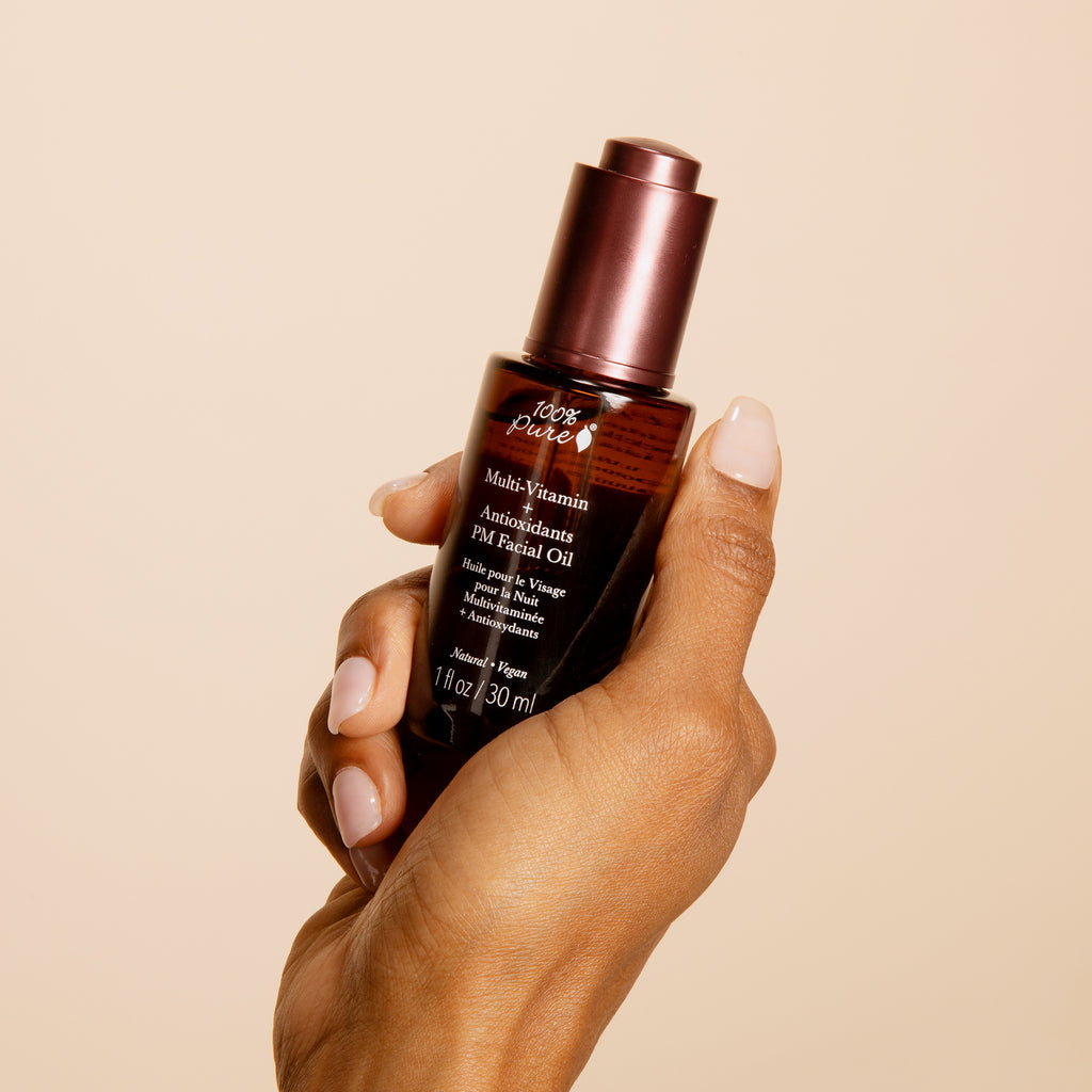 100% Pure マルチビタミン PM フェイシャルオイル 夜用 1fl oz Multi-Vitamin PM Facial Oil 30ml