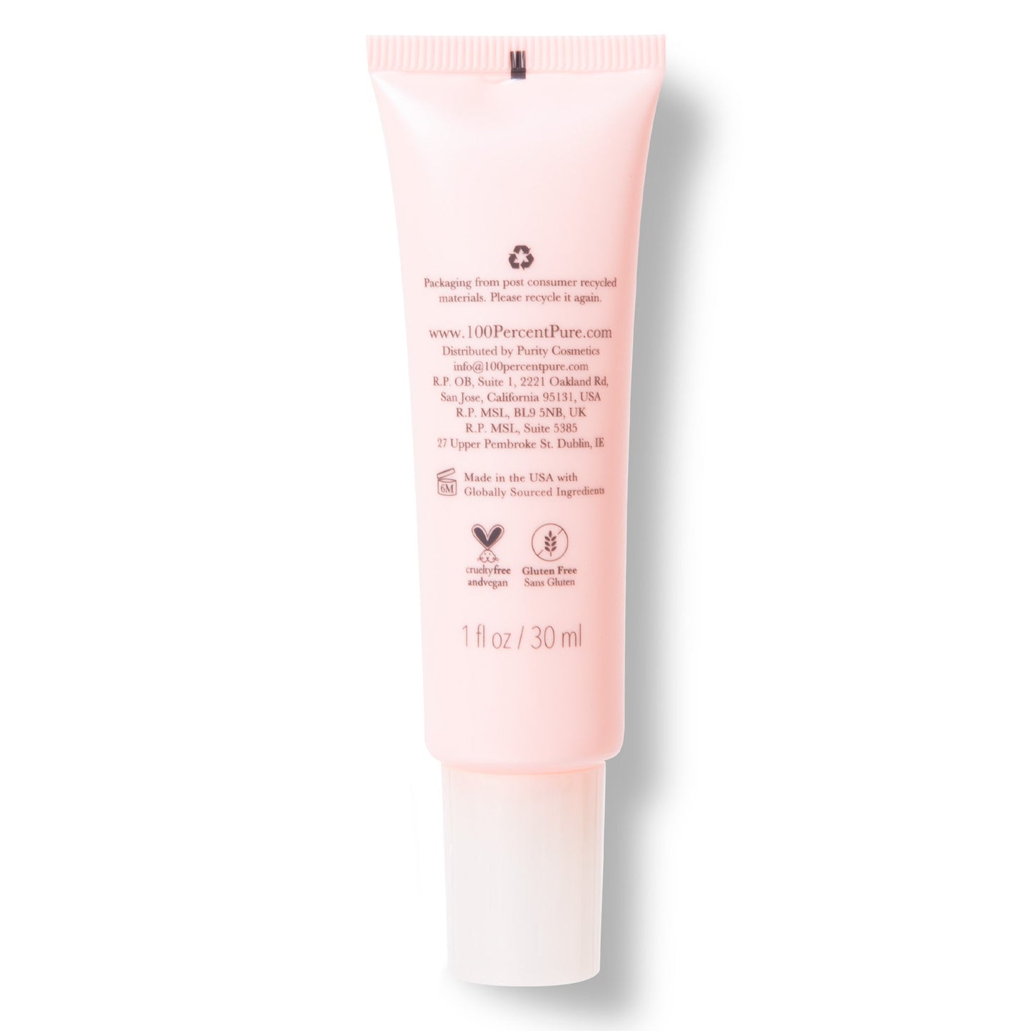 100% Pure ローズウォーター ヒアルロン酸 セラム 美容液 1 fl oz Rose Water Hyaluronic Acid Serum 30ml