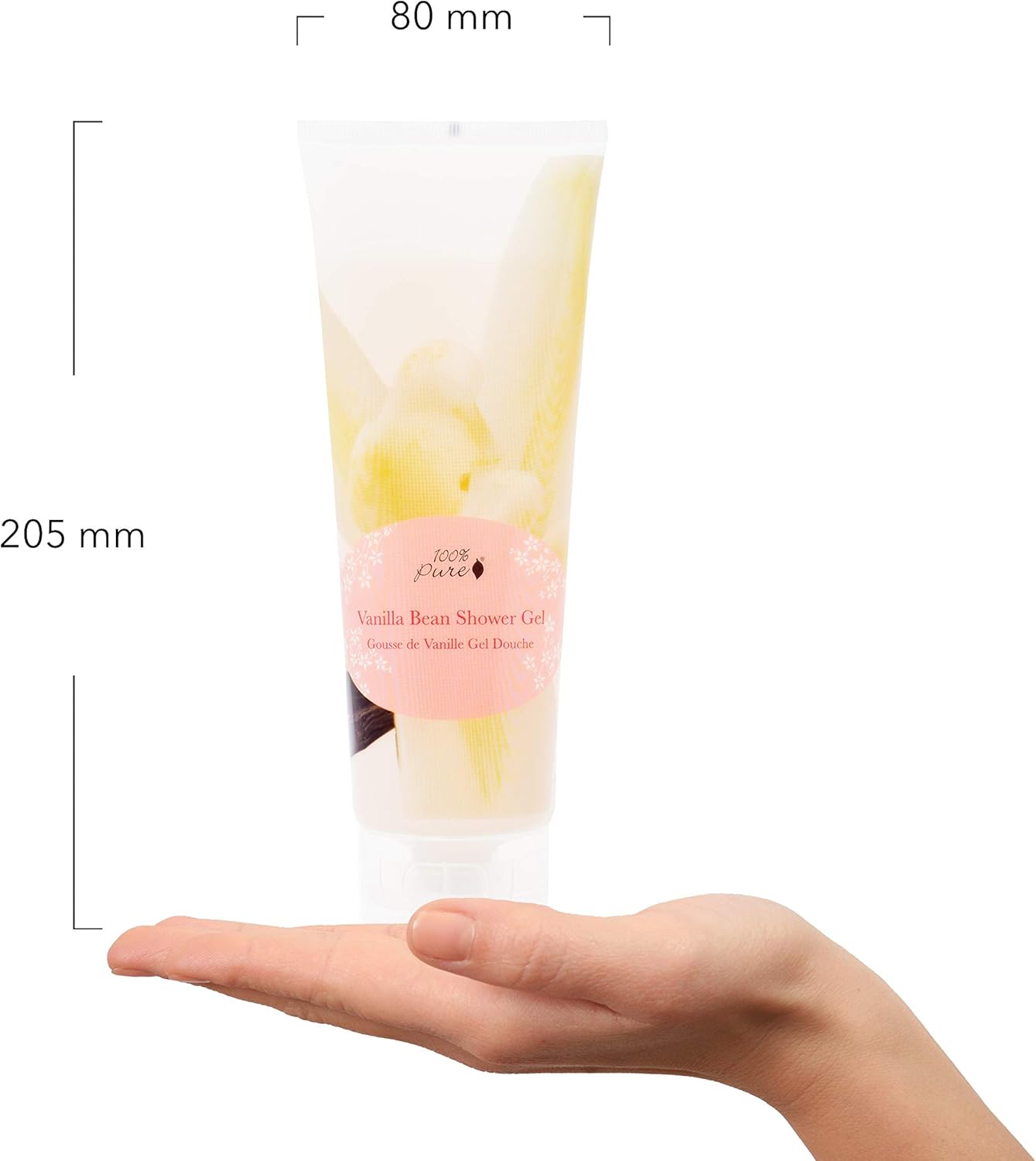 100% Pure バニラビーンズシャワージェル Vanilla Bean Shower Gel