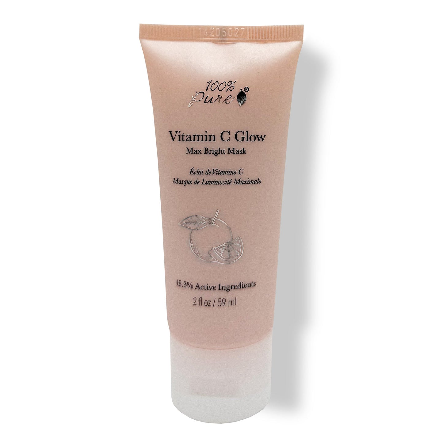 100% Pure ビタミンC グローマックスブライトマスク 2 fl oz Vitamin C Glow Max Bright Mask 59ml