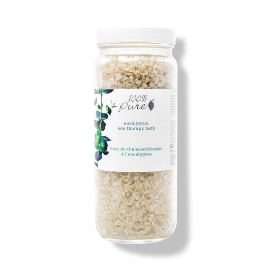 100% Pure ユーカリ シーセラピーバス 15oz Eucalyptus Sea Therapy Bath 425g