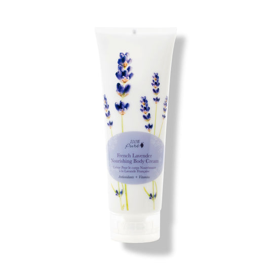 100% Pure フレンチラベンダー ナリッシングボディクリーム 8 fl oz French Lavender Nourishing Body Cream 236ml