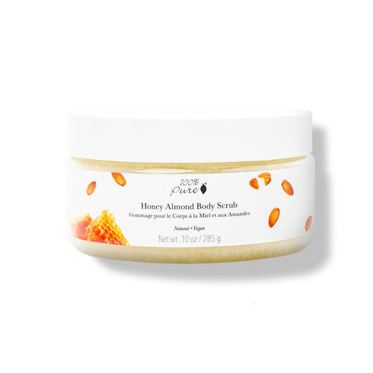 100% Pure ハニーアーモンド ボディスクラブ 10oz Honey Almond Body Scrub 285g