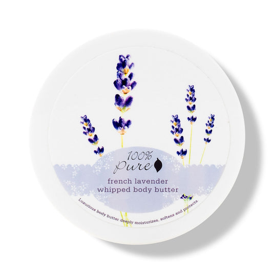 100% Pure フレンチラベンダー ホイップボディバター 3.4 oz French Lavender Whipped Body Butter 96g