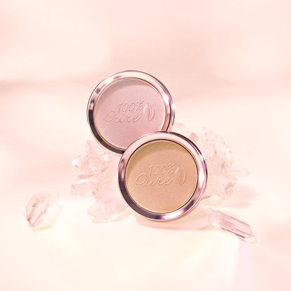 100% Pure フルーツピグメント ジェムド ルミナイザー 0.32 oz ハイライト Fruit Pigmented Gemmed Luminizer 9g - Copper Gold