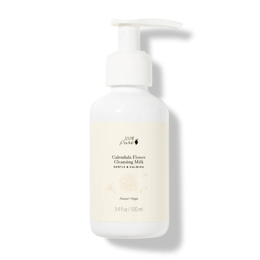 100% Pure カレンデュラフラワー クレンジングミルク 3.4 fl oz Calendula Flower Cleansing Milk 100ml