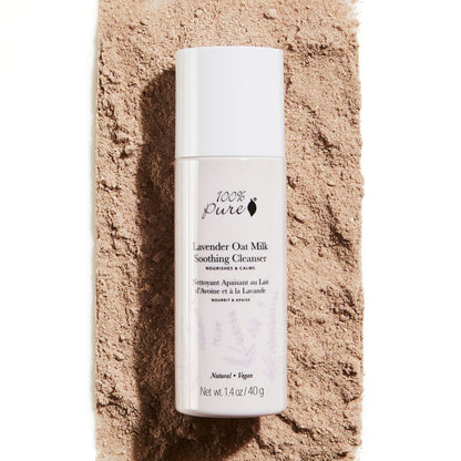 100% Pure ラベンダー オートミルク スージング クレンザー 1.4 oz Lavender Oat Milk Soothing Cleanser 40g