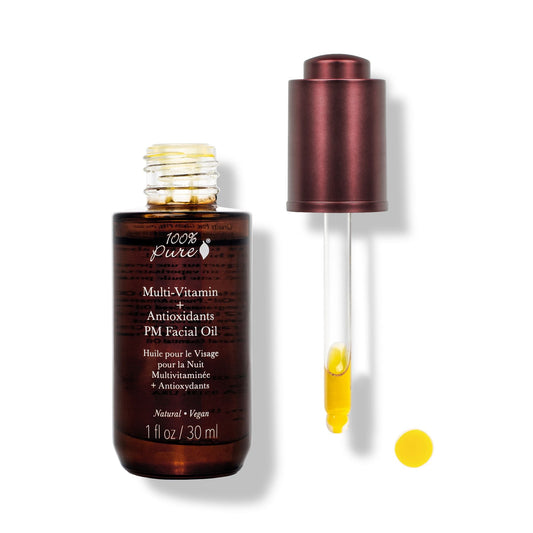 100% Pure マルチビタミン PM フェイシャルオイル 夜用 1fl oz Multi-Vitamin PM Facial Oil 30ml