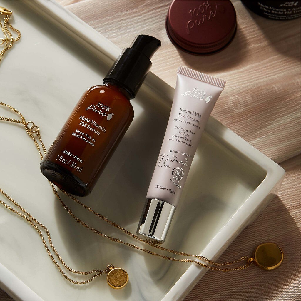 100% Pure レチノールPMアイクリーム 0.5 fl oz Retinol PM Eye Cream 15ml