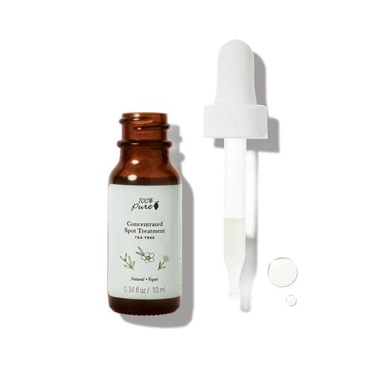 100% Pure ティーツリー スポットトリートメント 0.34 fl oz Tea Tree Concentrated Spot Treatment 10ml