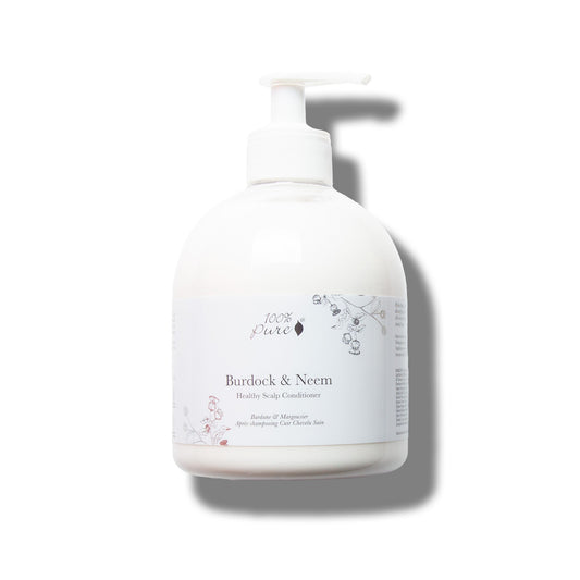 100% Pure ゴボウ＆ニーム ヘルシースカルプコンディショナー 32 fl oz Burdock & Neem Healthy Scalp Conditioner 946ml