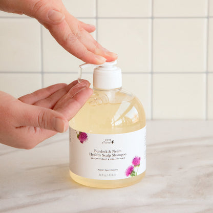 100% Pure バードック＆ニーム ヘルシースカルプシャンプー 8 fl oz Burdock and Neem Healthy Scalp Shampoo 236ml