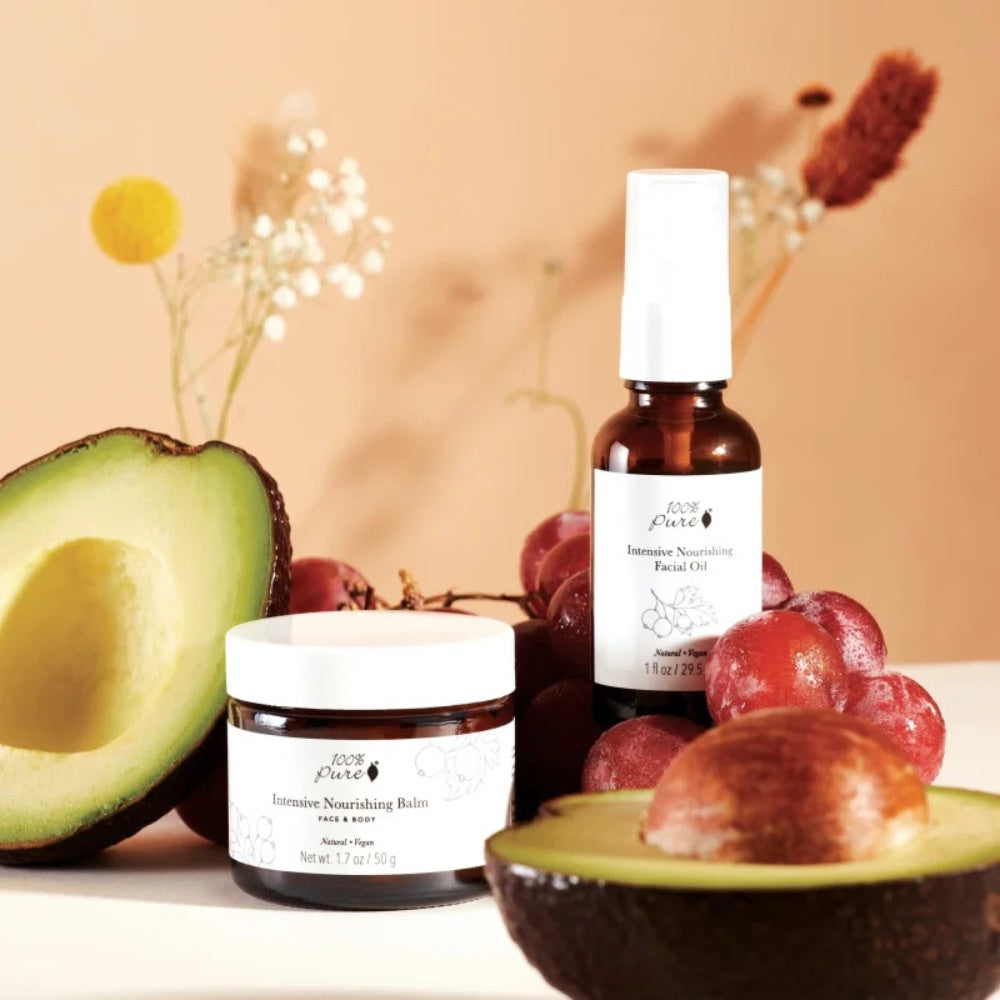100% Pure インテンシブナリッシングフェイシャルオイル 1fl oz Intensive Nourishing Facial Oil 29.5 ml