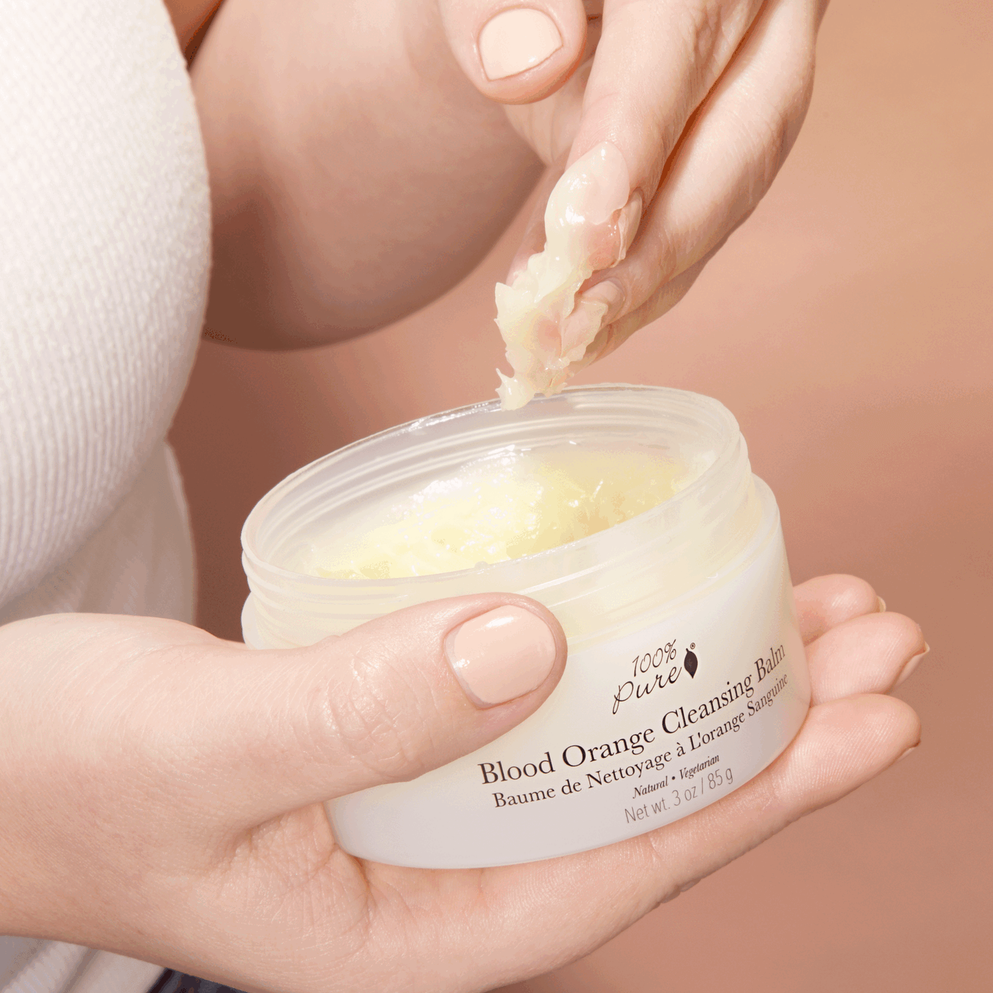 100% Pure ブラッドオレンジ クレンジングバーム 3 fl oz Blood Orange Cleansing Balm 85g