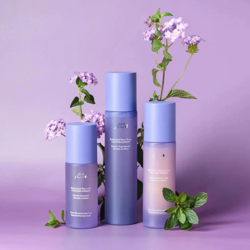 100% Pure バクチオール 洗顔料 3.4 fl oz Bakuchiol Face Wash 100ml