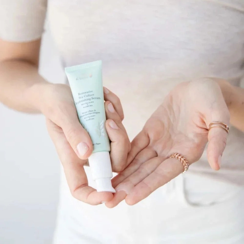 100% Pure シーカルチャー リプレニッシング美容液 1 fl oz Restorative Sea Culture Replenishing Serum 30ml