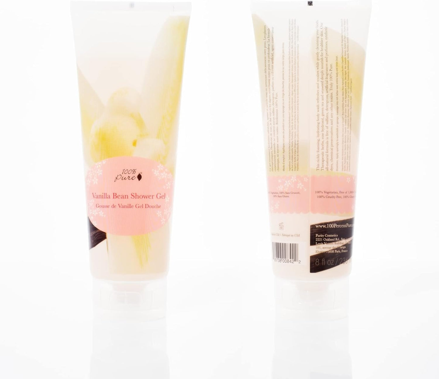 100% Pure バニラビーンズシャワージェル Vanilla Bean Shower Gel