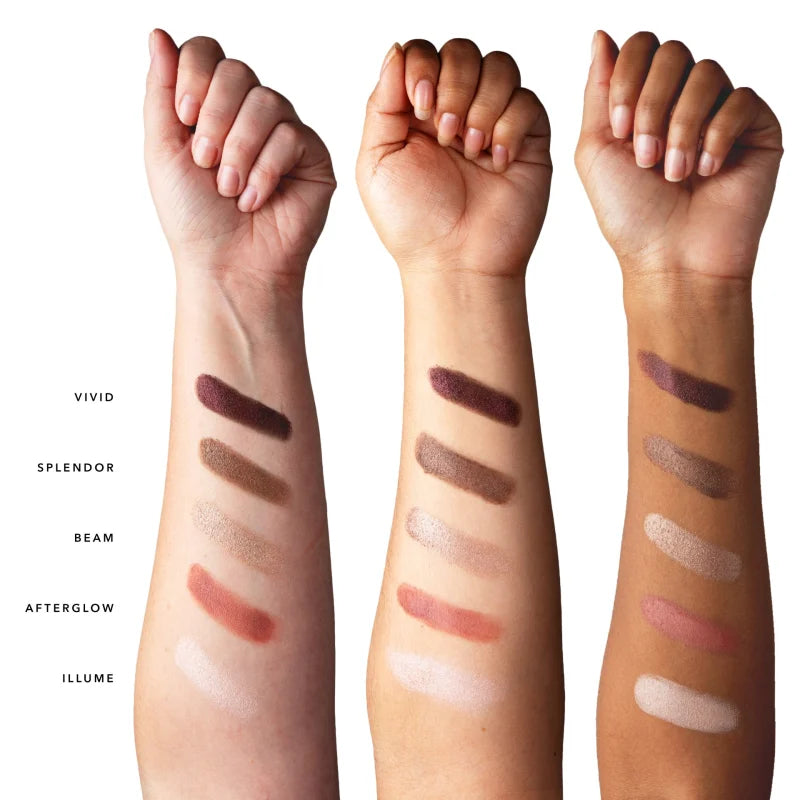 100% Pure フルーツピグメント ベリーネイキッド パレット Fruit Pigmented Berry Naked Palette メイクアップ [ Highlighter, Blush, Eye Shadows]