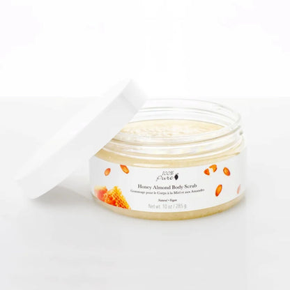 100% Pure ハニーアーモンド ボディスクラブ 10oz Honey Almond Body Scrub 285g