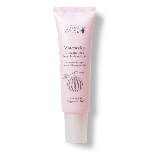 100% Pure スイカ キュウリ ウォーター ロッキング セラム 1.7 fl oz Watermelon Cucumber Water Locking Serum 50ml